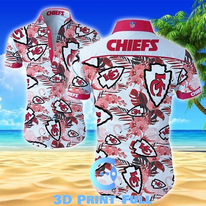 Buy Beach Shirt Nfl Kansas City Chiefs Classic Premium Hawaiian Shirt