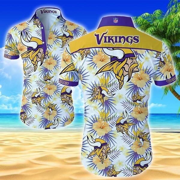 Buy Beach Shirt Nfl Minnesota Vikings Hawaiian Shirt Muctk