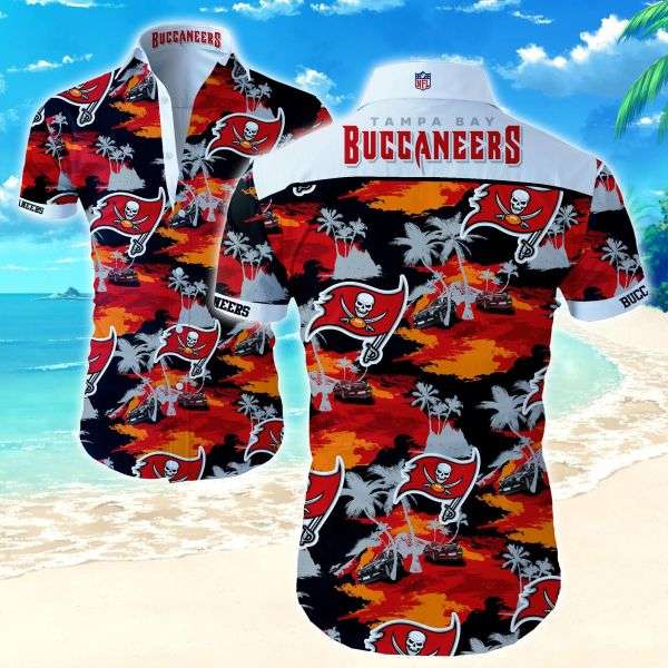 Buy Beach Shirt Nfl Tampa Bay Buccaneers Hawaiian Shirt Summer Button Up For Fans