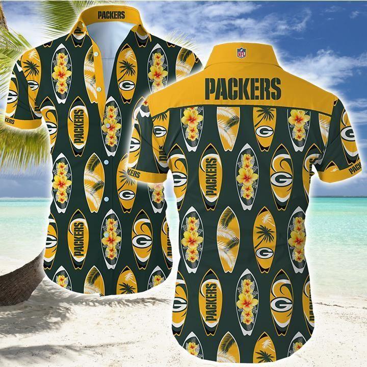 Buy Best Green Bay Packers Hawaiian Aloha Shirt Limited Edition Gift