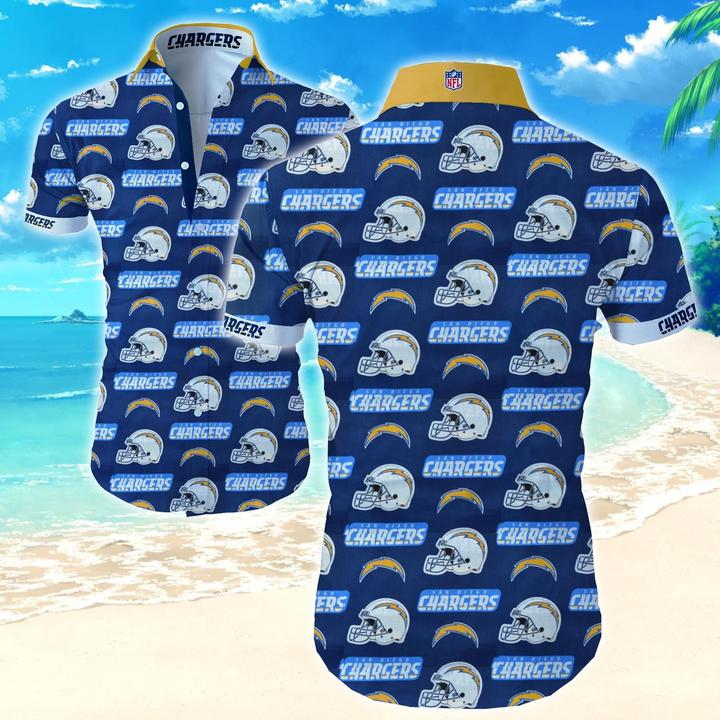 Buy Best Los Angeles Chargers Hawaiian Aloha Shirt Limited Edition Gift