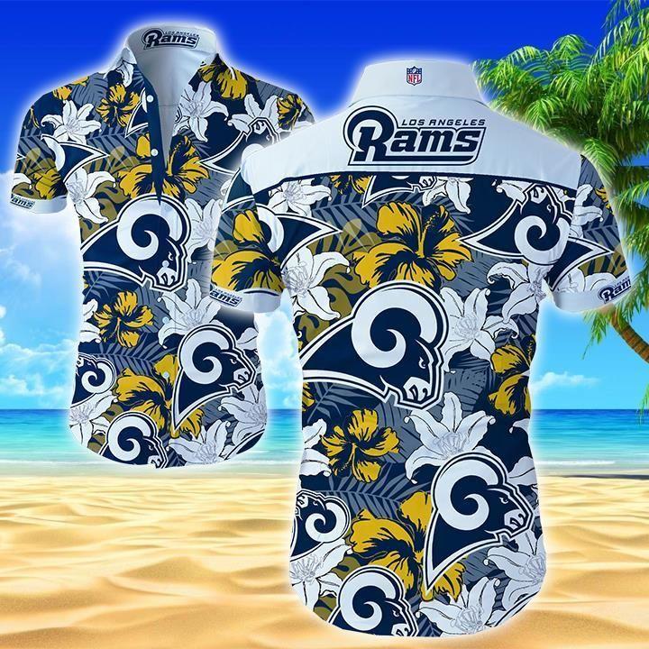 Buy Best Los Angeles Rams Hawaiian Shirt For Awesome Fans