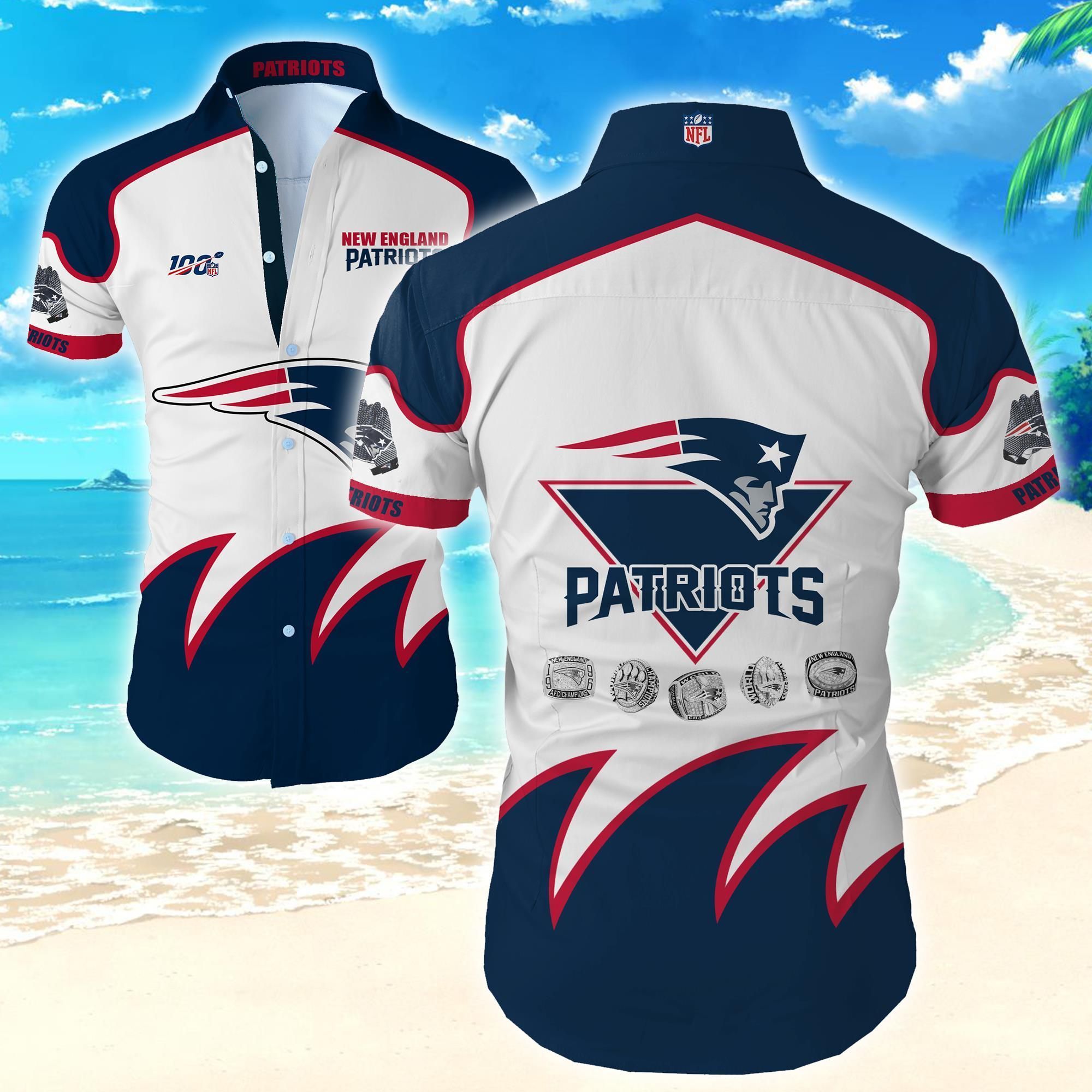 Buy Best New England Patriots Hawaiian Shirt For Awesome Fans