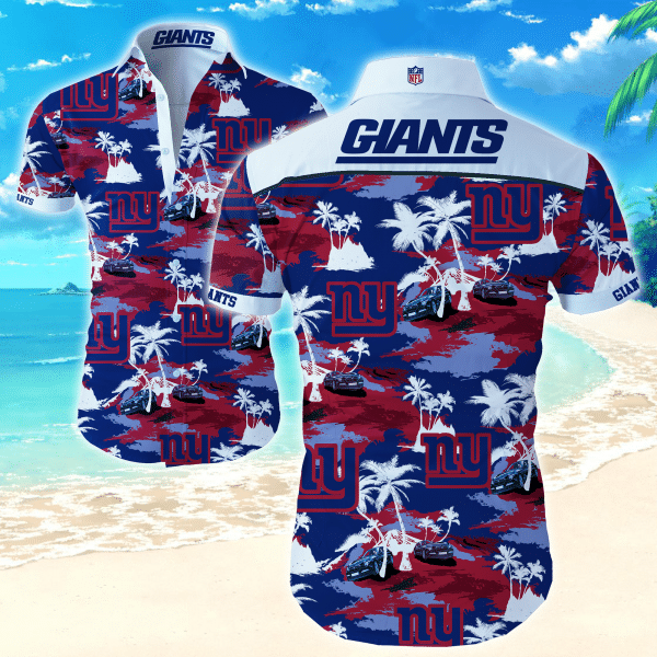 Buy Best New York Giants Hawaiian Aloha Shirt For Big Fans