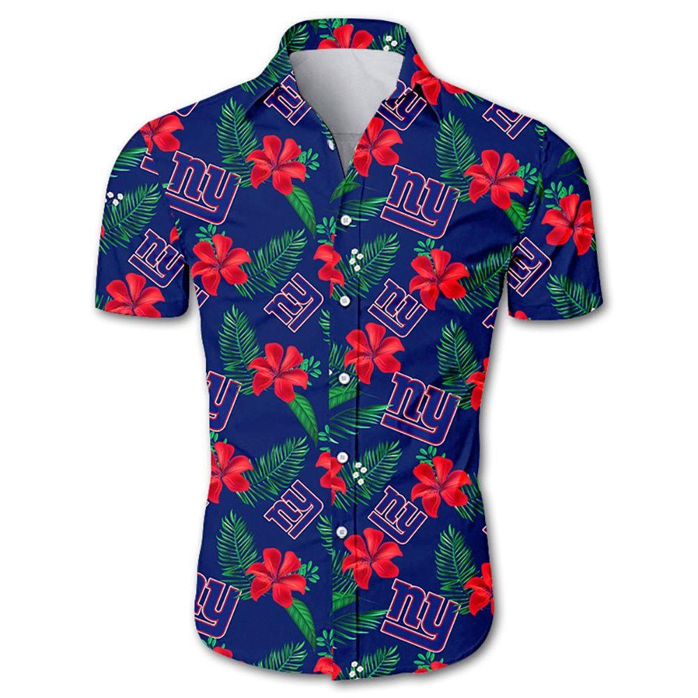 Buy Best New York Giants Hawaiian Aloha Shirt For Sale