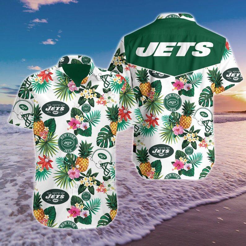 Buy Best New York Jets Hawaiian Shirt For Big Fans