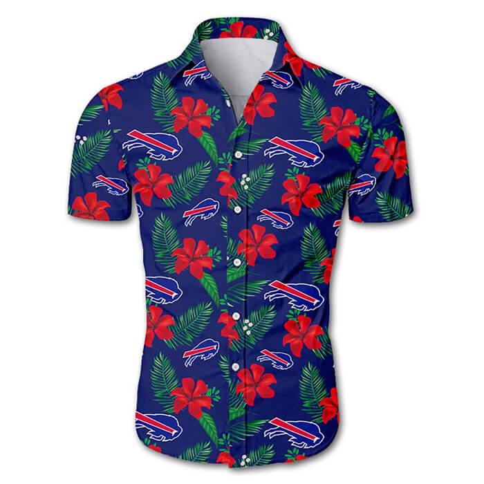 Buy Buffalo Bills Hawaiian Shirt men tropical flower