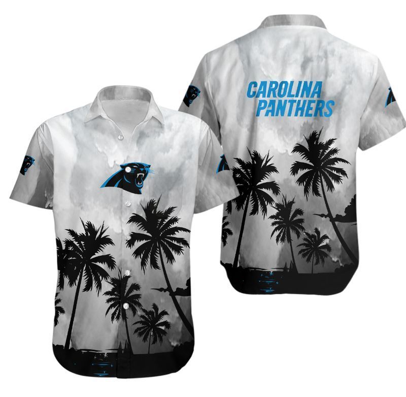 Buy Carolina Panthers Coconut Trees NFL Gift For Fan Hawaiian Graphic