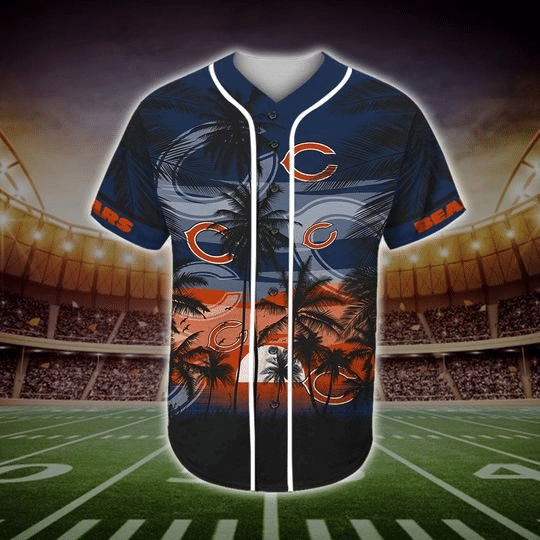 Buy Chicago Bears Tropical Baseball Jersey DTBB031205 - HomeFavo