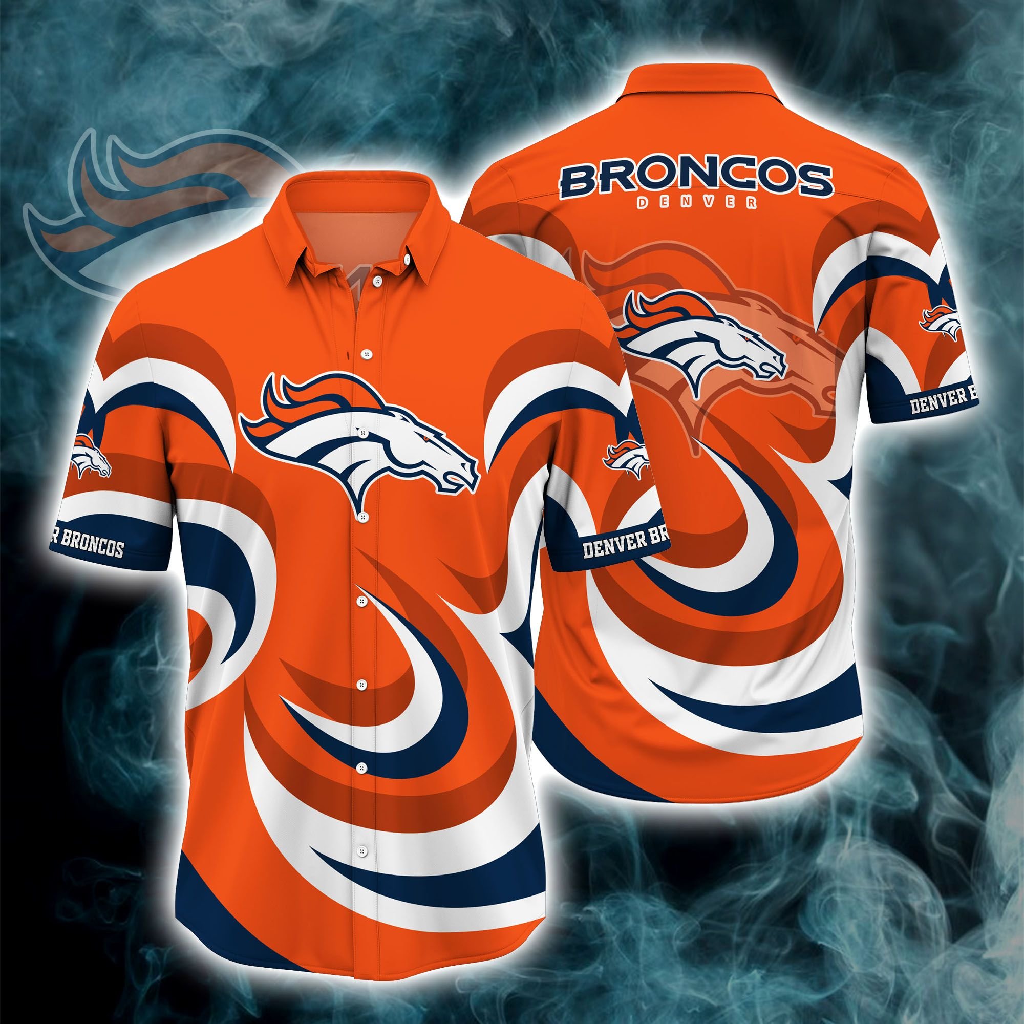 Buy Denver Broncos NFL Hawaiian Hoodie 3D Clothing DT3D133070