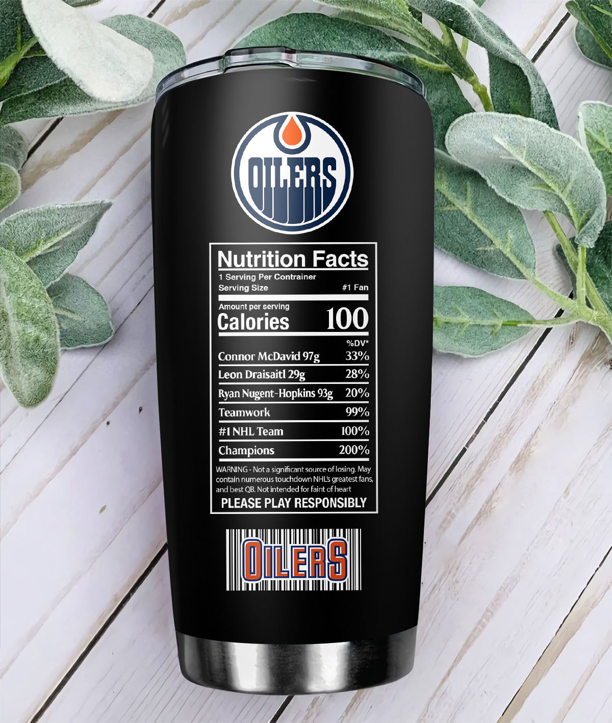 Buy Edmonton Oilers American Hockey Team Monster Energy Nutrition Facts