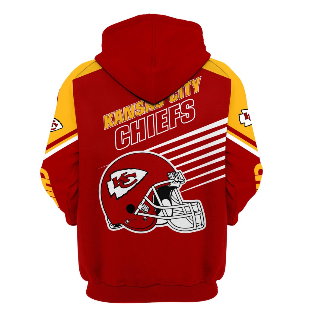 Buy Great Kansas City Chiefs 3D Printed Hooded Pocket Pullover Hoodie ...