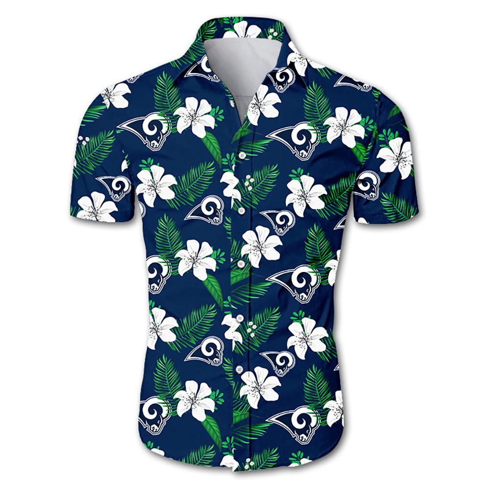 Buy Great Los Angeles Rams Hawaiian Shirt Gift For Fans