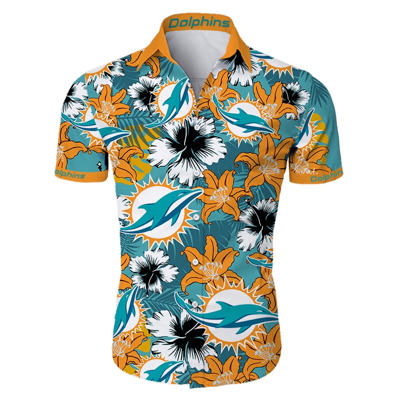 Buy Great Miami Dolphins Hawaiian Shirt For Sale