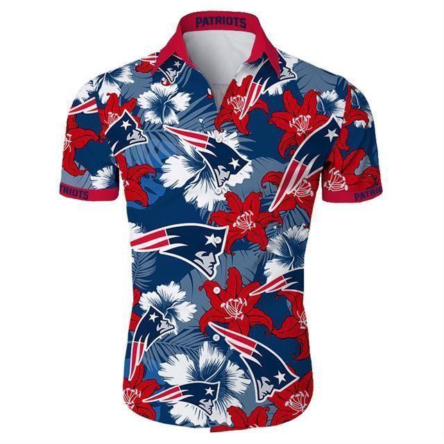 Buy Great New England Patriots Hawaiian Shirt For Hot Fans