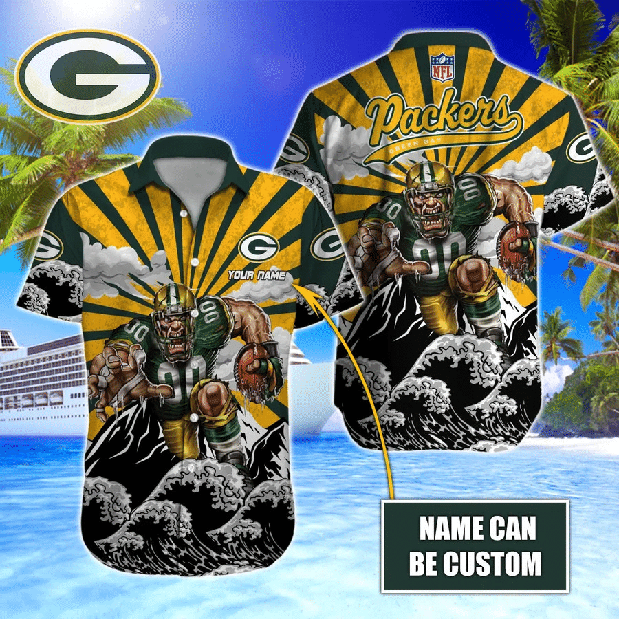 Buy Green Bay Packers NFL Men Hawaiian Shirt