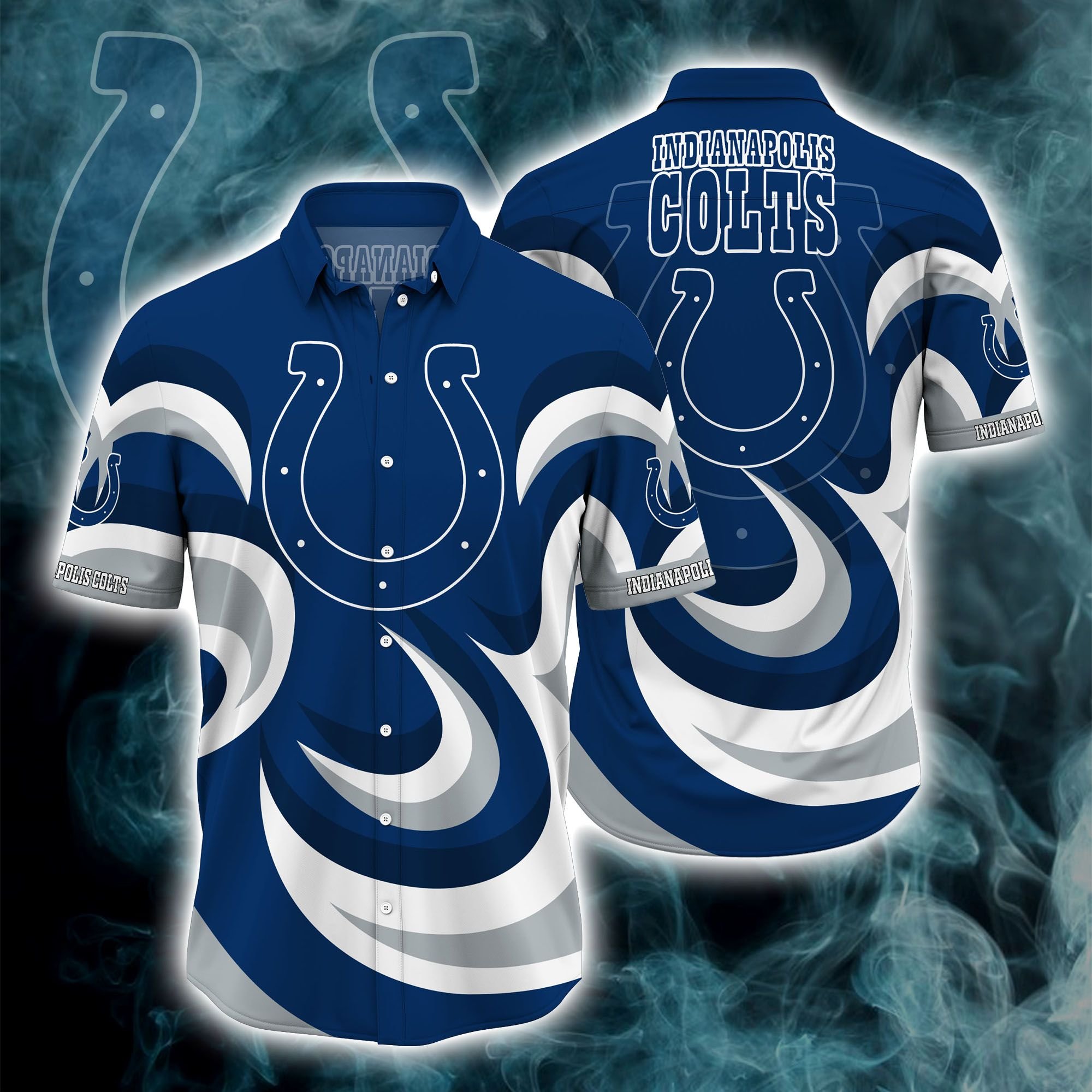 Buy Indianapolis Colts NFL Hawaiian Hoodie 3D Clothing