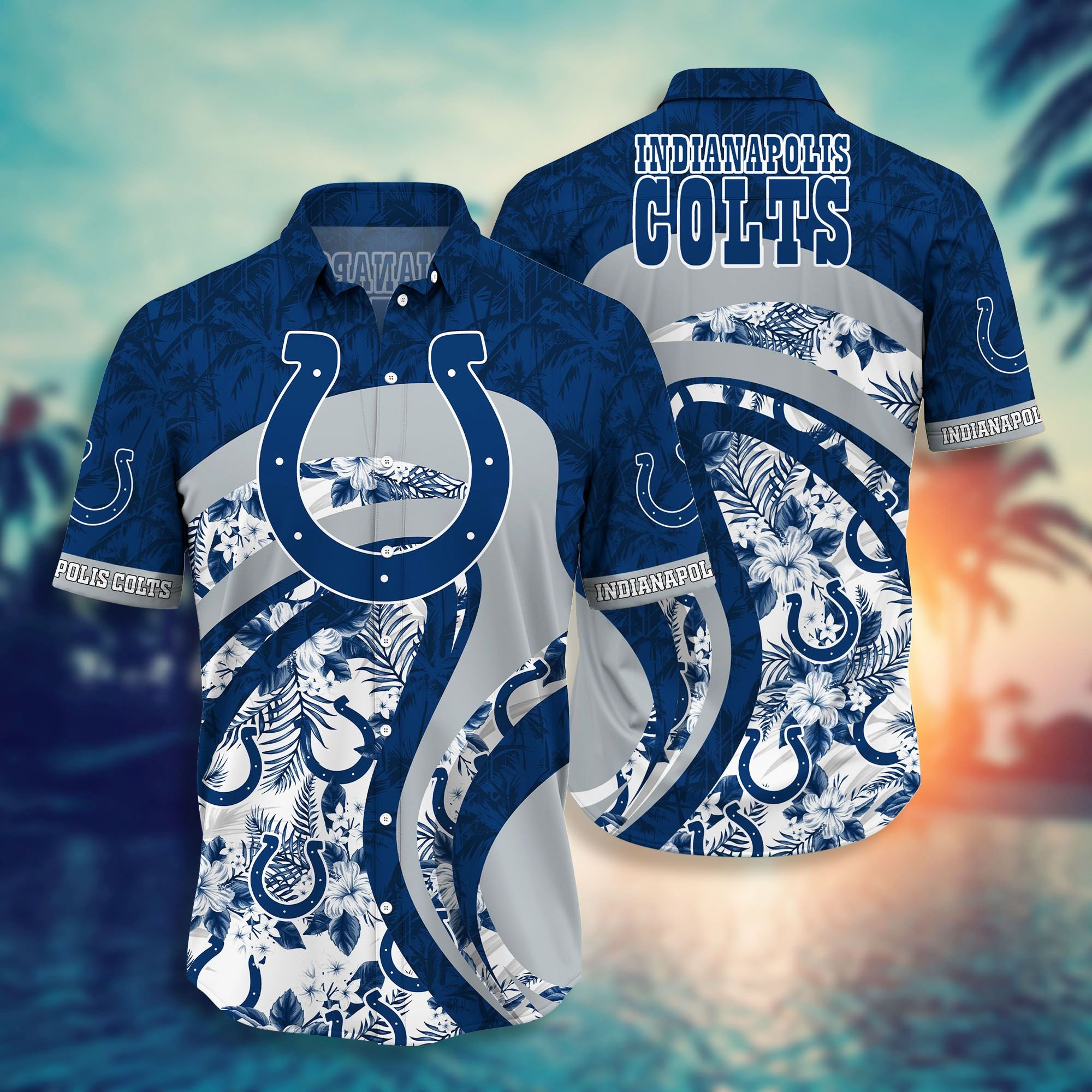 Buy Indianapolis Colts NFL Hawaiian Shirt and Short