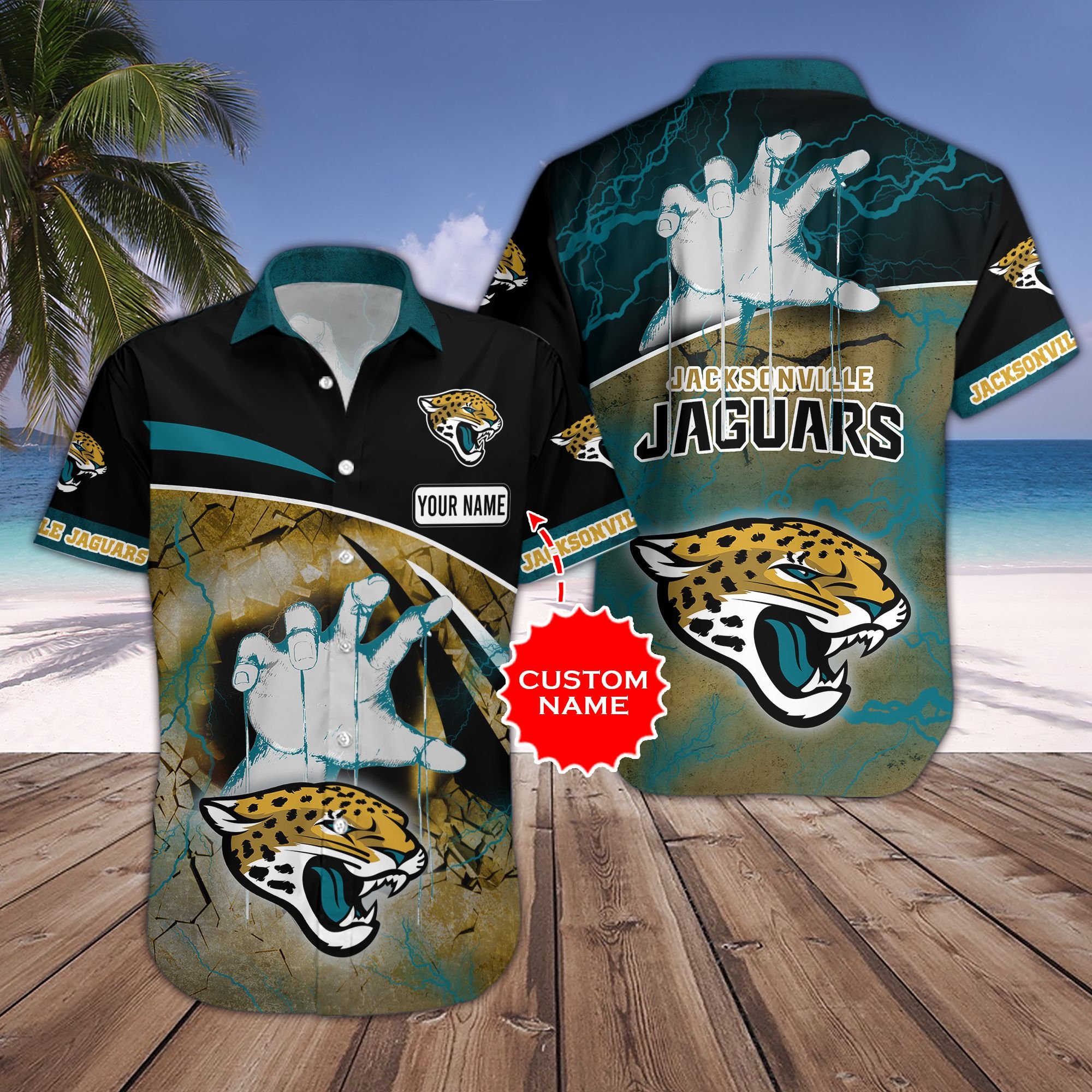 Buy Jacksonville Jaguars Hawaiian Shirt and Short