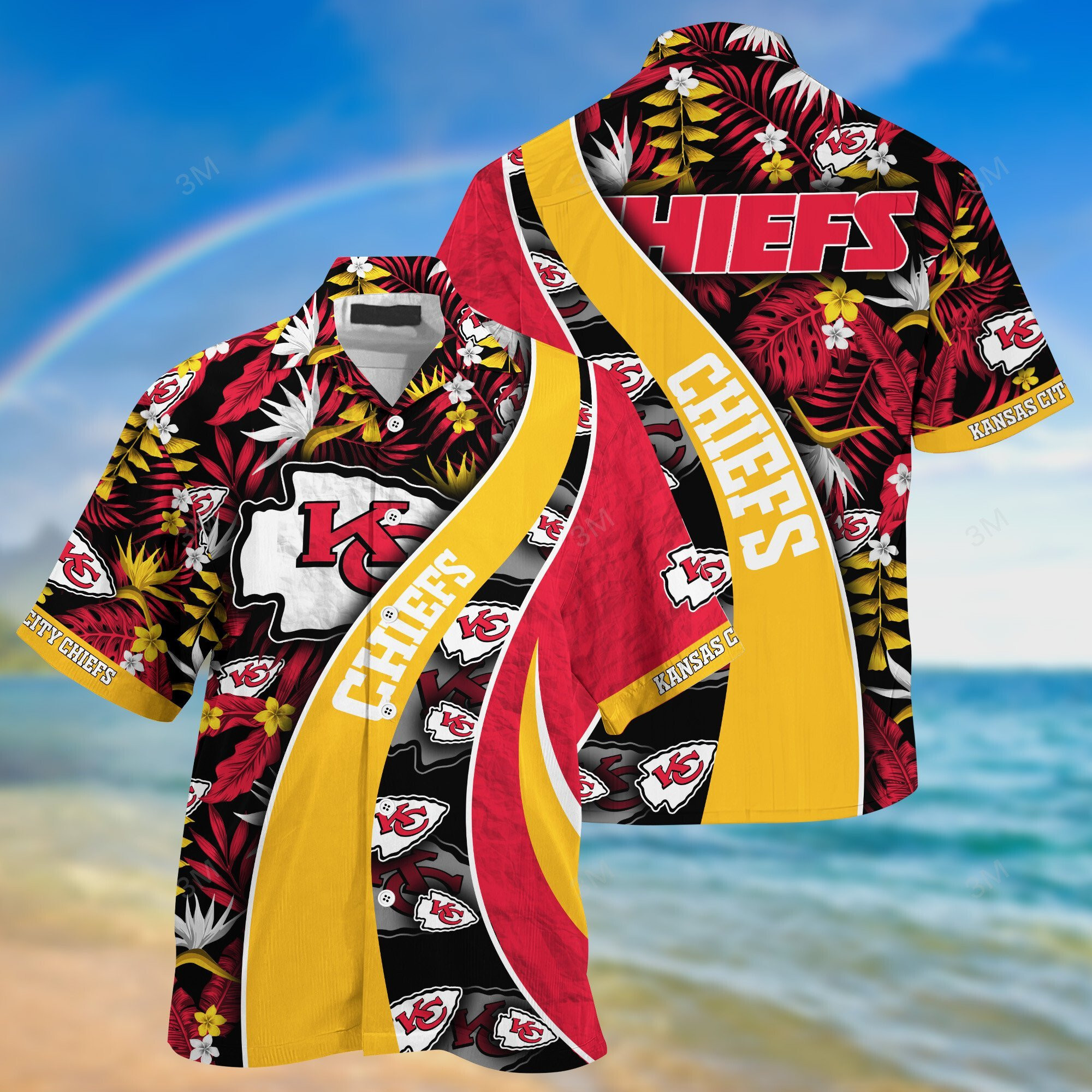 Buy Kansas City Chiefs NFL Hawaiian Shirt And Shorts