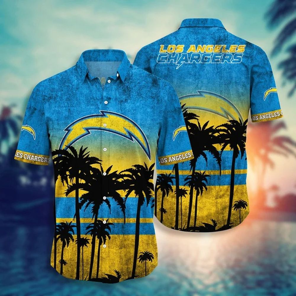 Buy Los Angeles Chargers Blue Color LA Team NFL Limited T-shirt Hawaiian Shirt