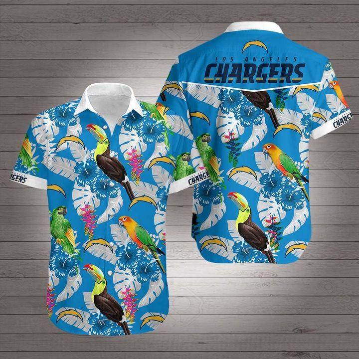 Buy Los Angeles Chargers Hawaiian Aloha Shirt Limited Edition Gift