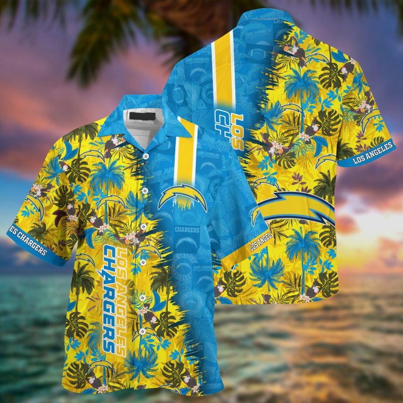 Buy Los Angeles Chargers NFL Summer Hawaiian Shirt And Shorts