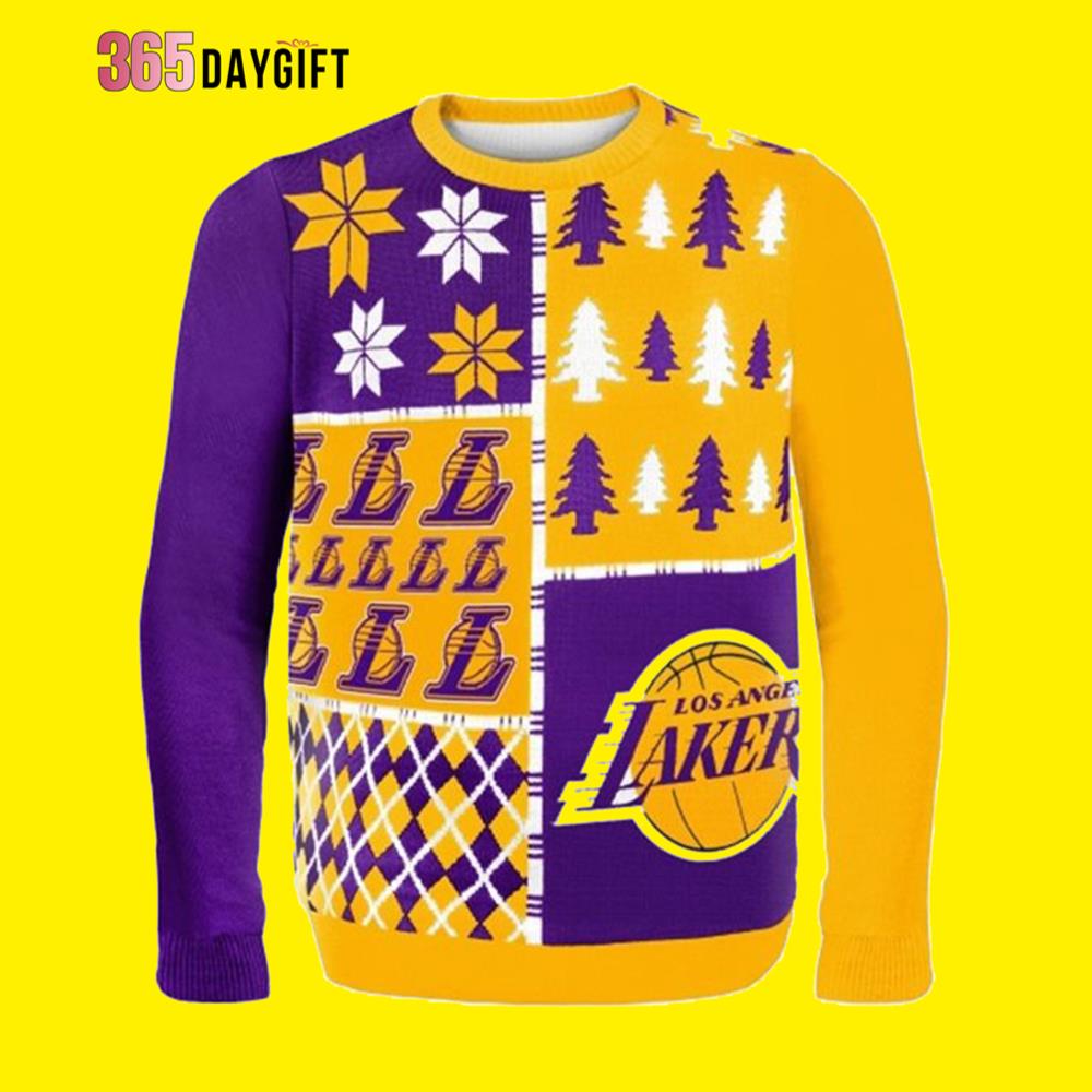 Buy Merry Lakers Ugly Christmas Sweater - Travis Scott Merch - HomeFavo