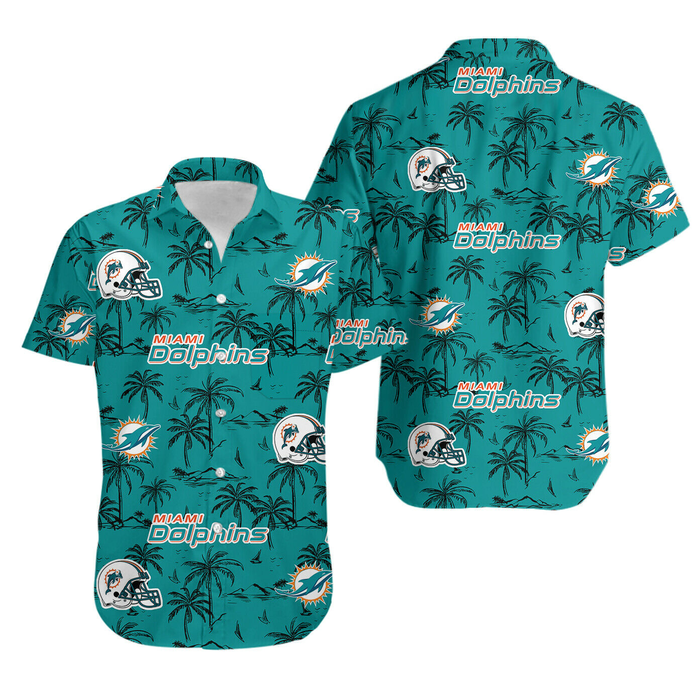 Buy Miami Dolphins hawaiian shirt NFL for fan