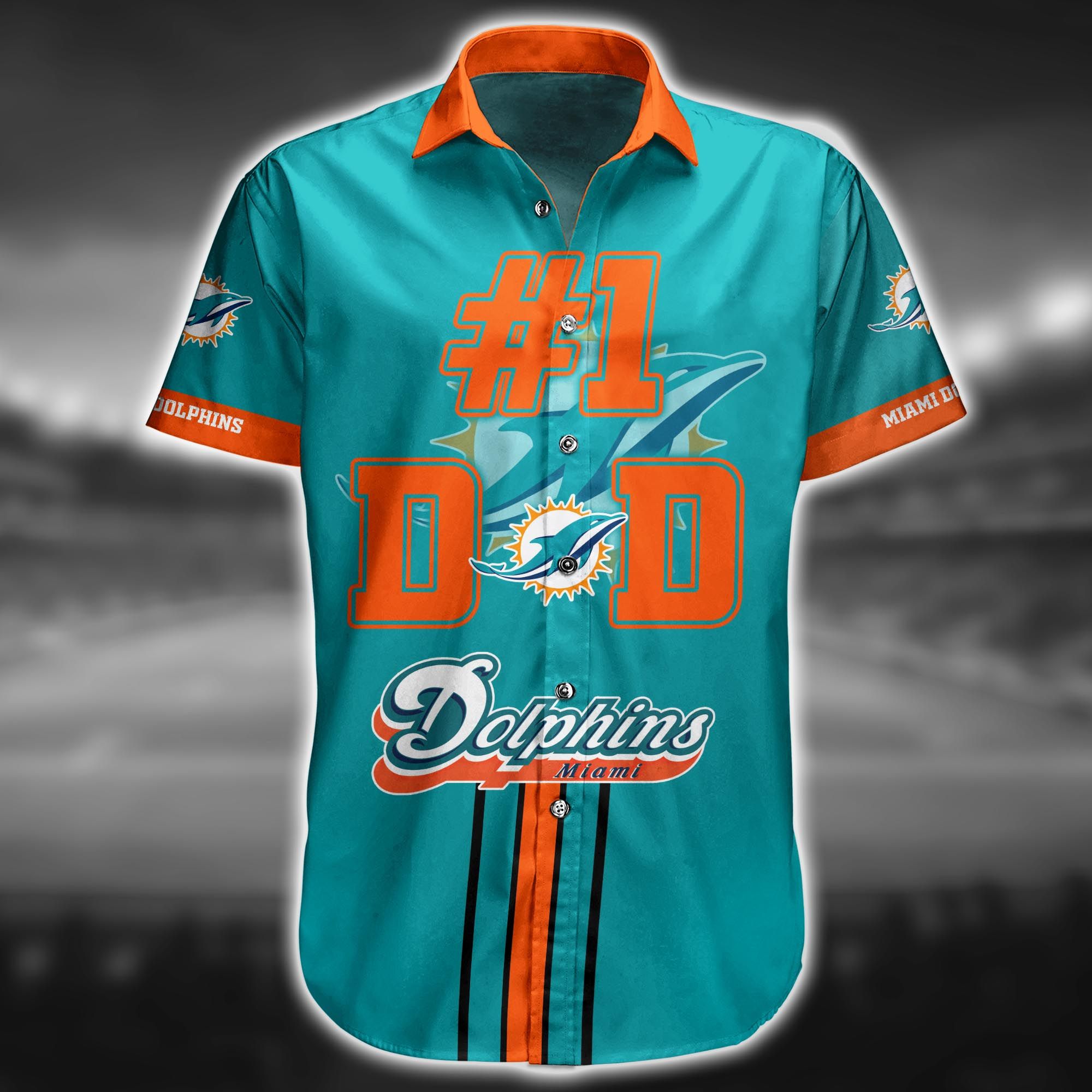 Buy Miami Dolphins Hawaiian Shirt NFL Personalized