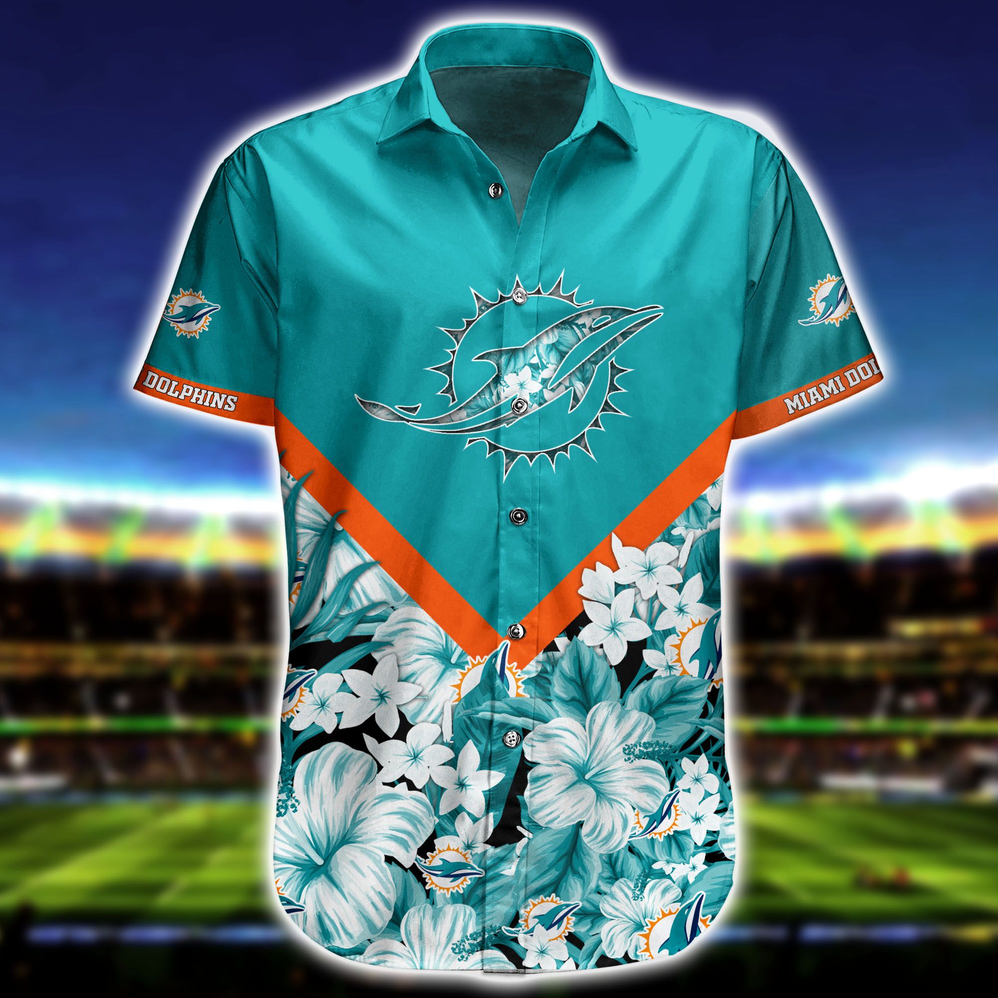 Buy Miami Dolphins Hawaiian Shirt NFL Personalized