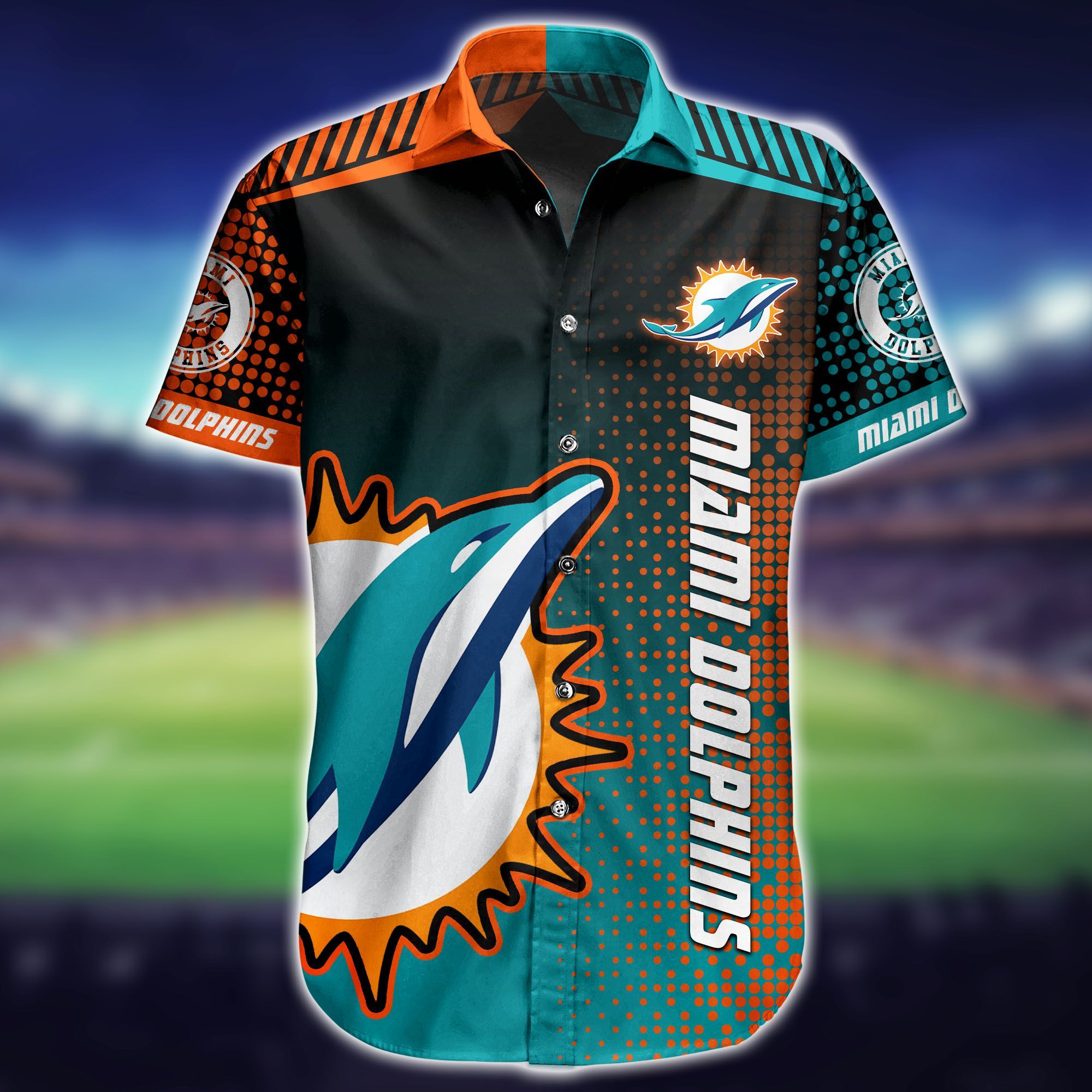 Buy Miami Dolphins Hawaiian Shirt NFL Personalize