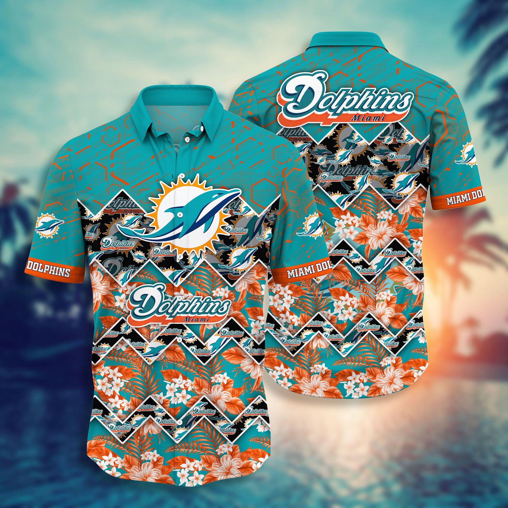 Buy Miami Dolphins Hawaiian Shirt NFL Style Hot Trending