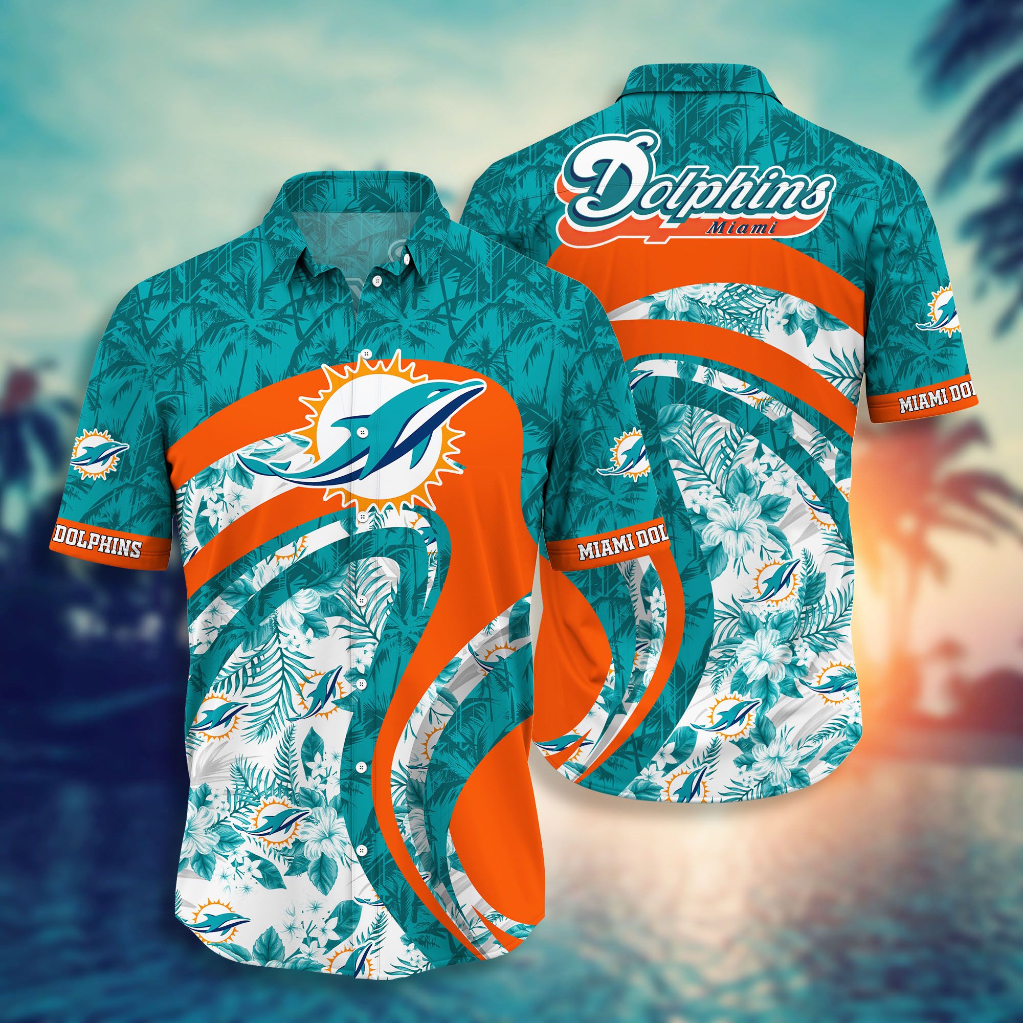 Buy Miami Dolphins Hawaiian Shirt NFL Style Hot Trending