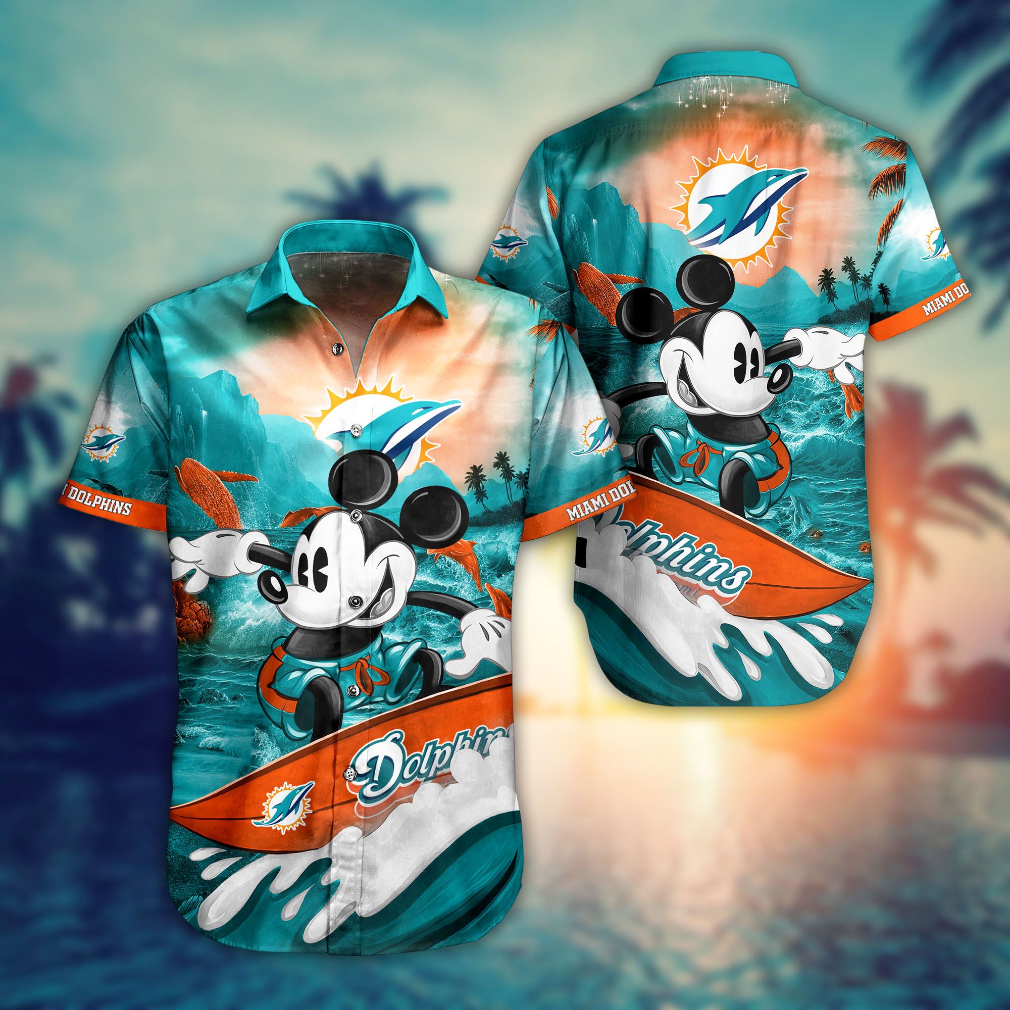 Buy Miami Dolphins Hawaiian Shirt NFL Trending Summer Logo