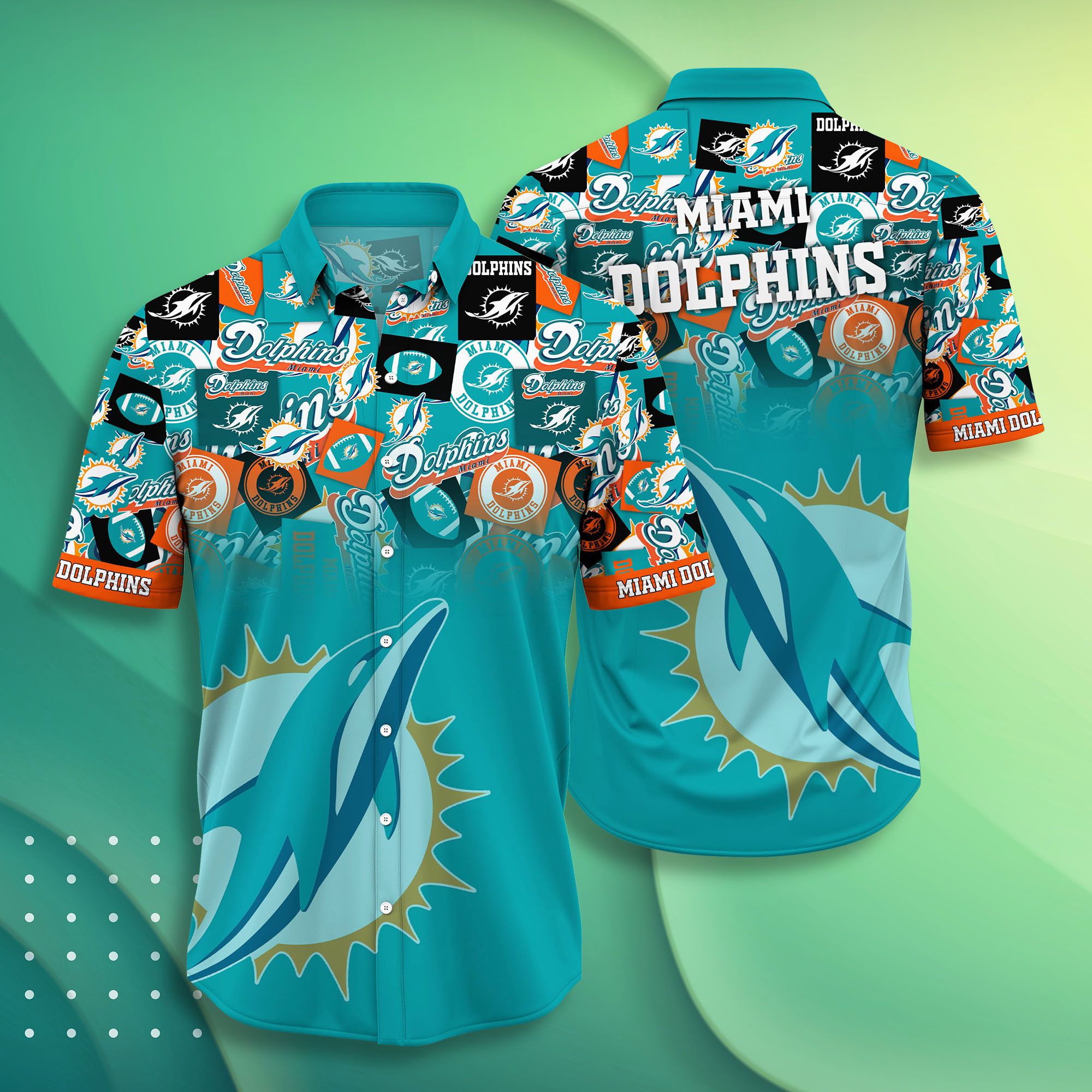 Buy Miami Dolphins NFL Hawaiian Shirt Short Style Hot Trending Summer