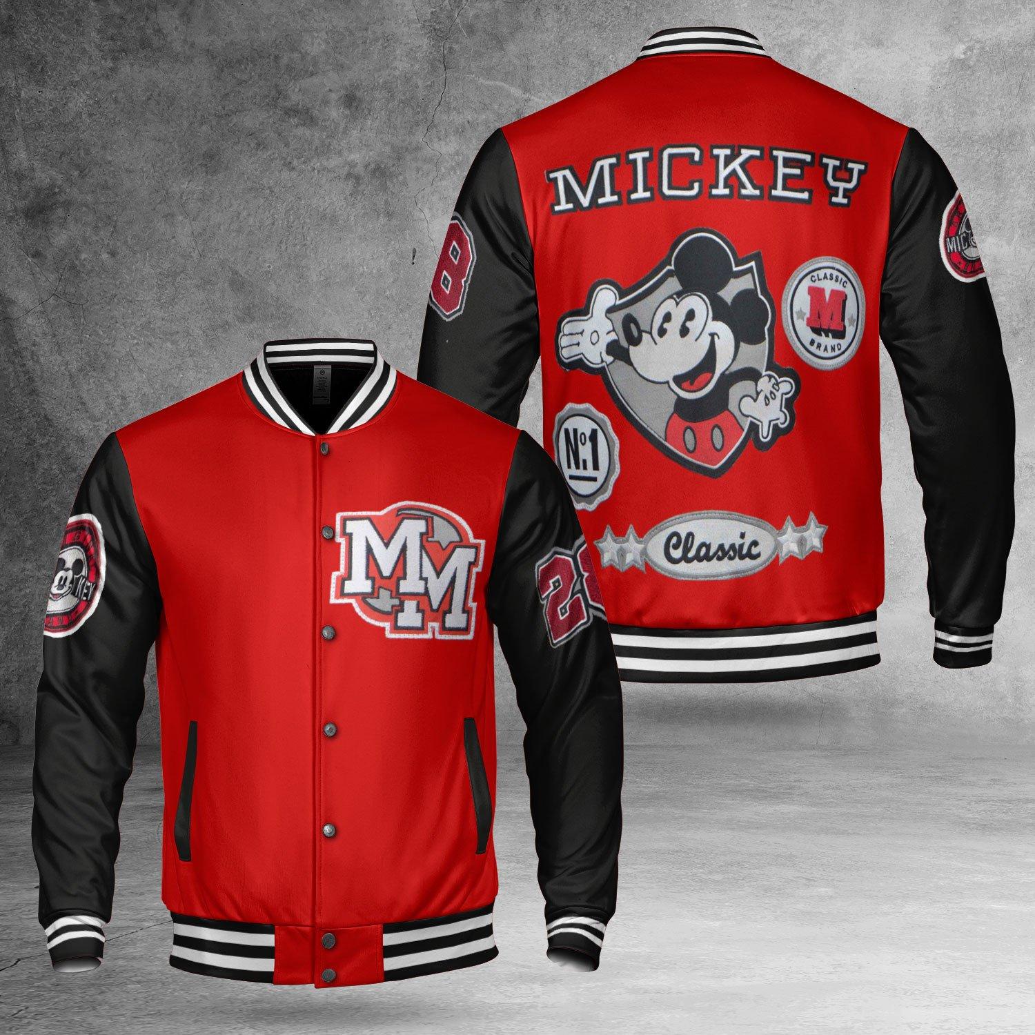 Buy Mickey Mouse Michael Jackson 28 Classic Trending Baseball Jacket ...