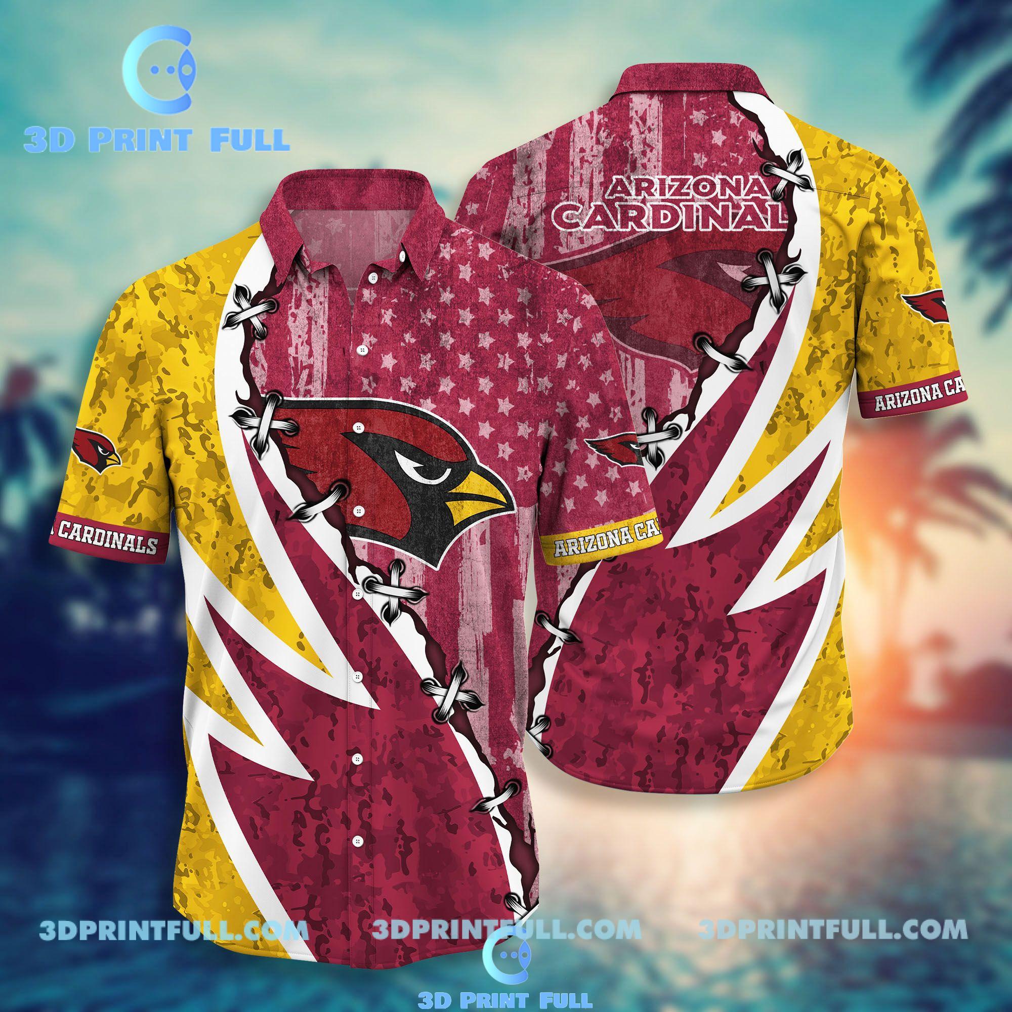 Buy NFL Arizona Cardinals Hawaiian Shirt Hot Trending 3