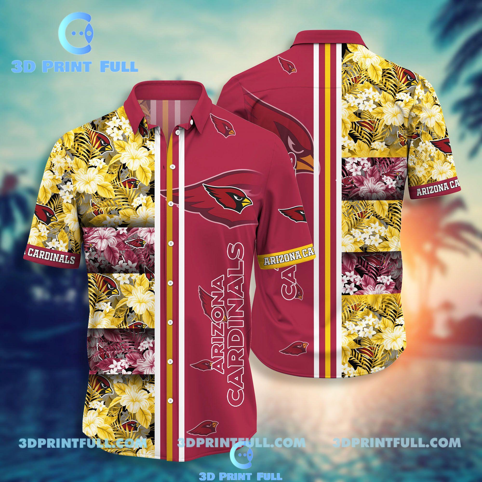 Buy NFL Arizona Cardinals Hawaiian Shirt Style Hot Trending