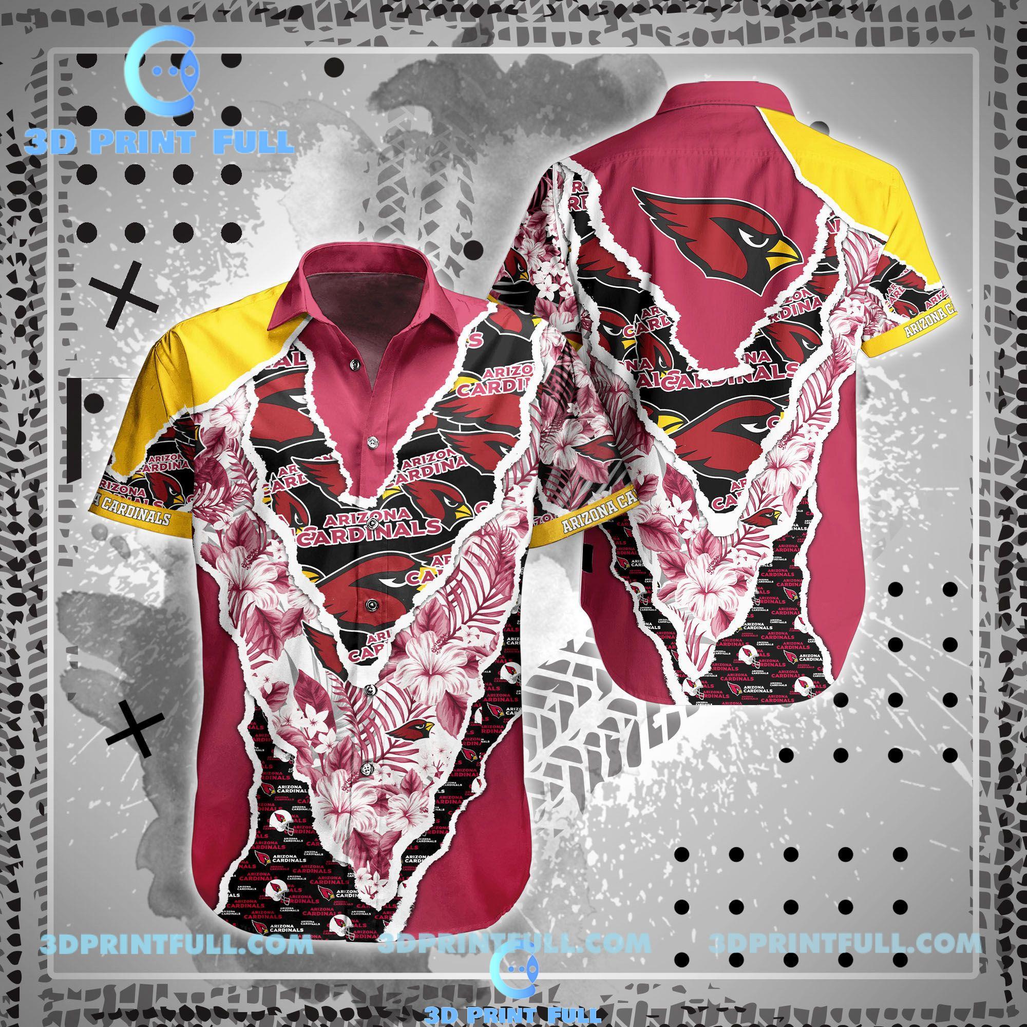 Buy NFL Arizona Cardinals Hawaiian Shirt Trending Summer 2021