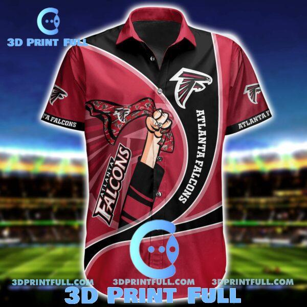 Buy NFL Atlanta Falcons Hawaiian Shirt Short 2