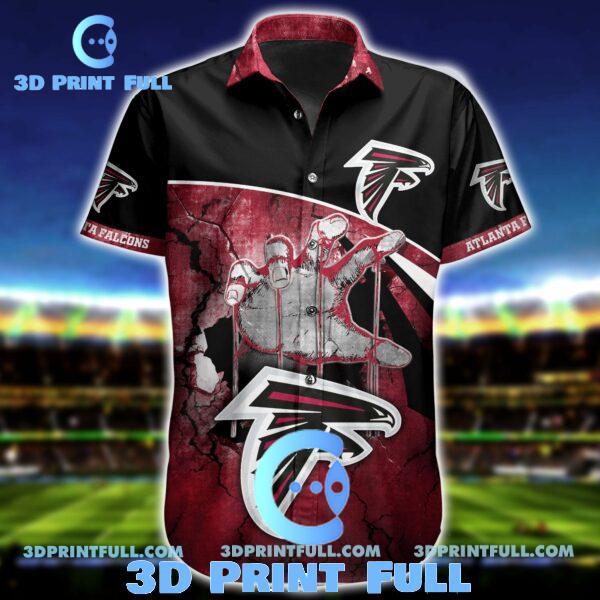 Buy NFL Atlanta Falcons Hawaiian Shirt Short 4