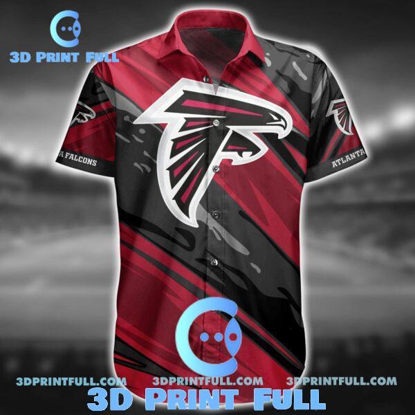 Buy NFL Atlanta Falcons Hawaiian Shirt Short 7