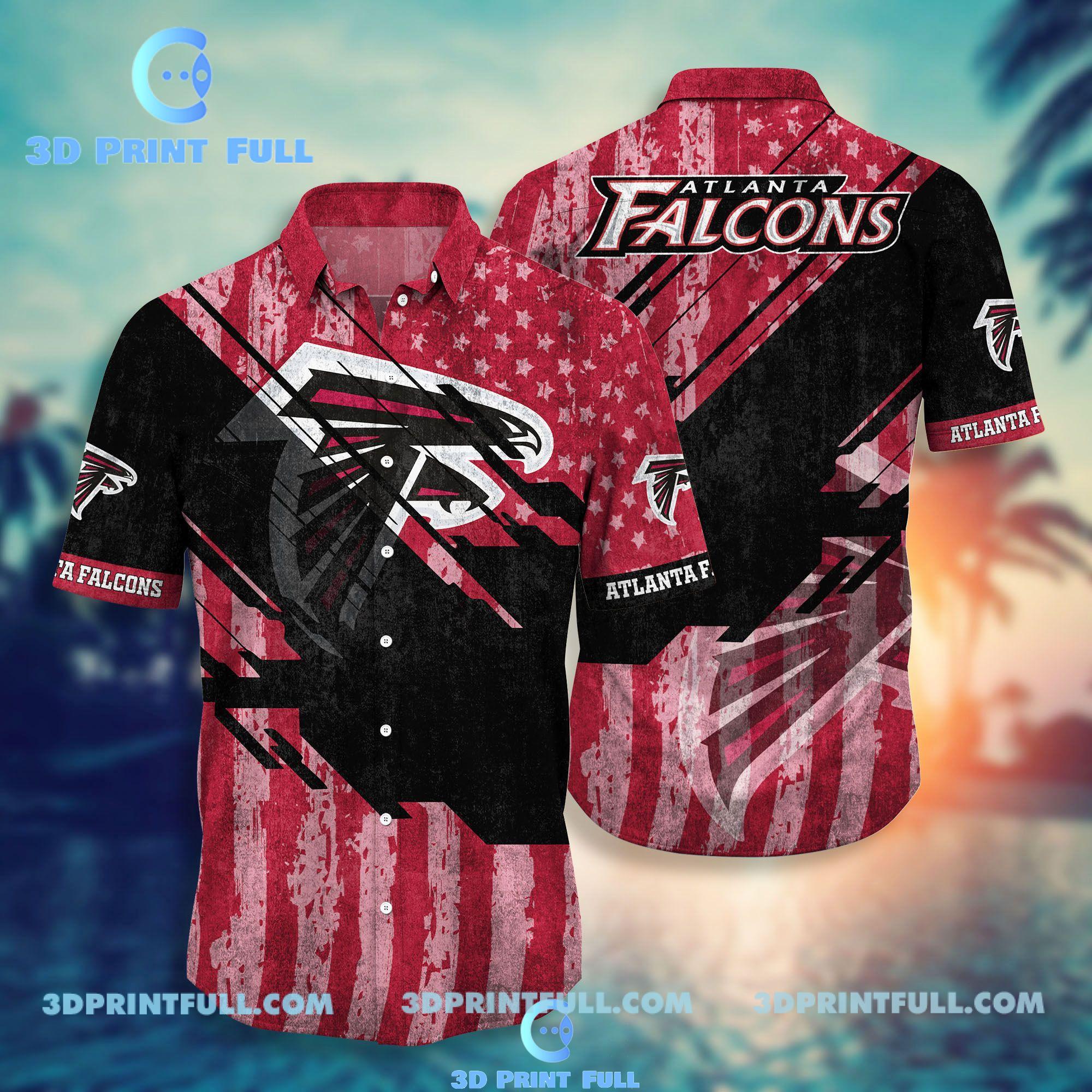 Buy NFL Atlanta Falcons Hawaiian Shirt Short Hot Trending 2