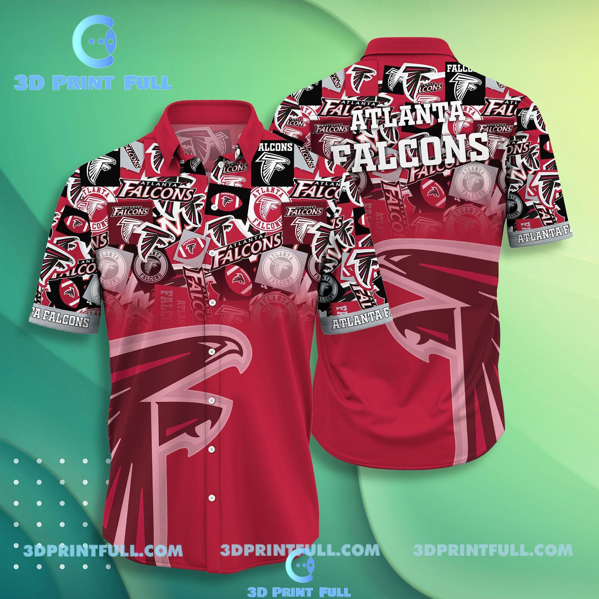 Buy NFL Atlanta Falcons Hawaiian Shirt Short Hot Trending Summer 1