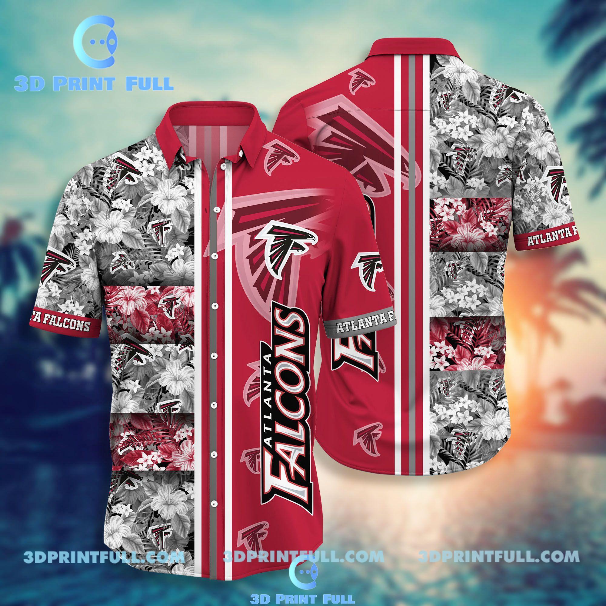 Buy NFL Atlanta Falcons Hawaiian Shirt Short Hot Trending