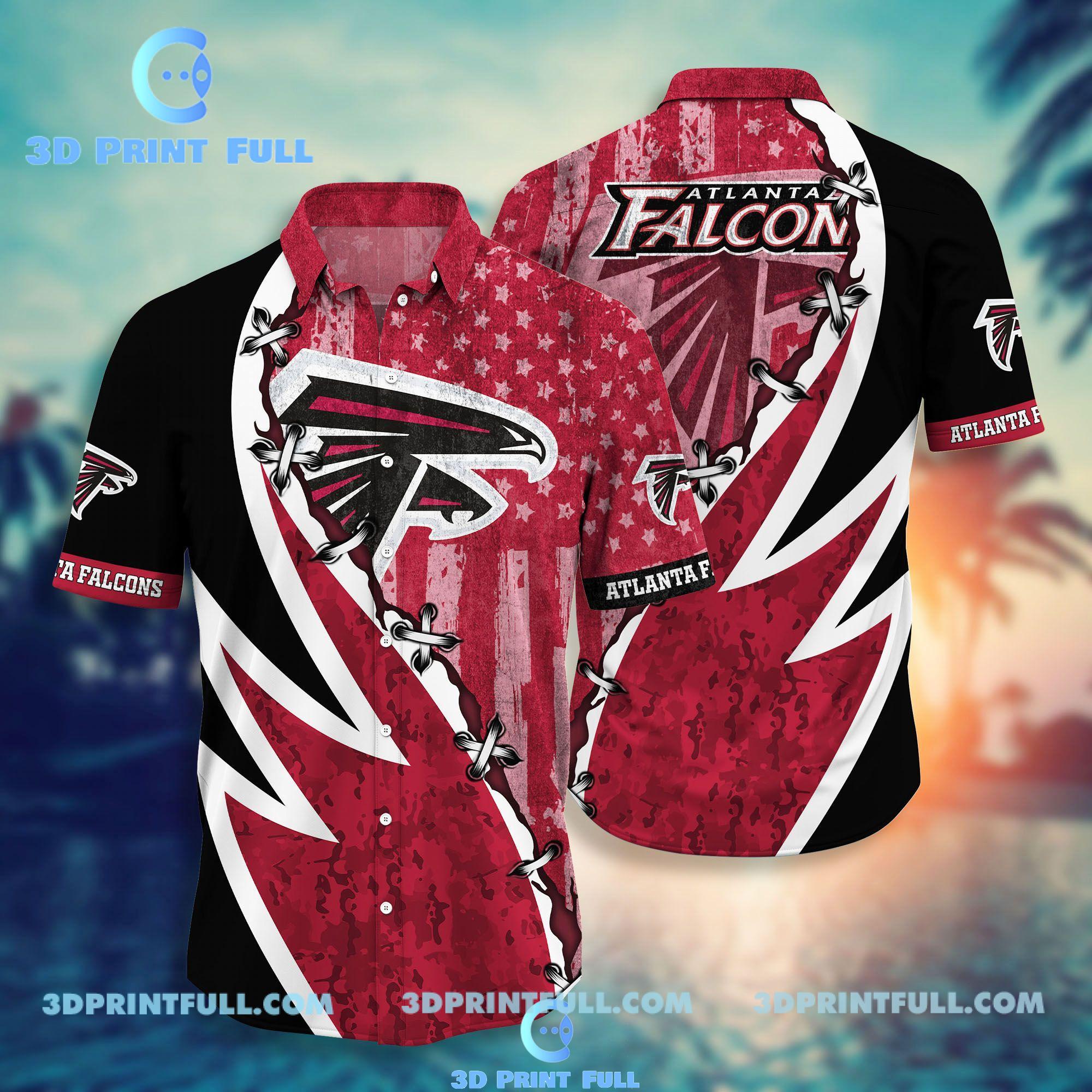 Buy NFL Atlanta Falcons Hawaiian Shirt Short Style Hot Trending