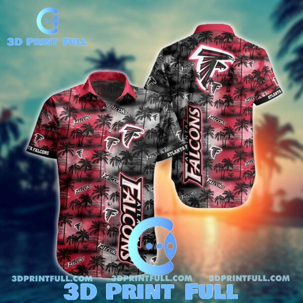 Buy NFL Atlanta Falcons Hawaiian Shirt Short Style