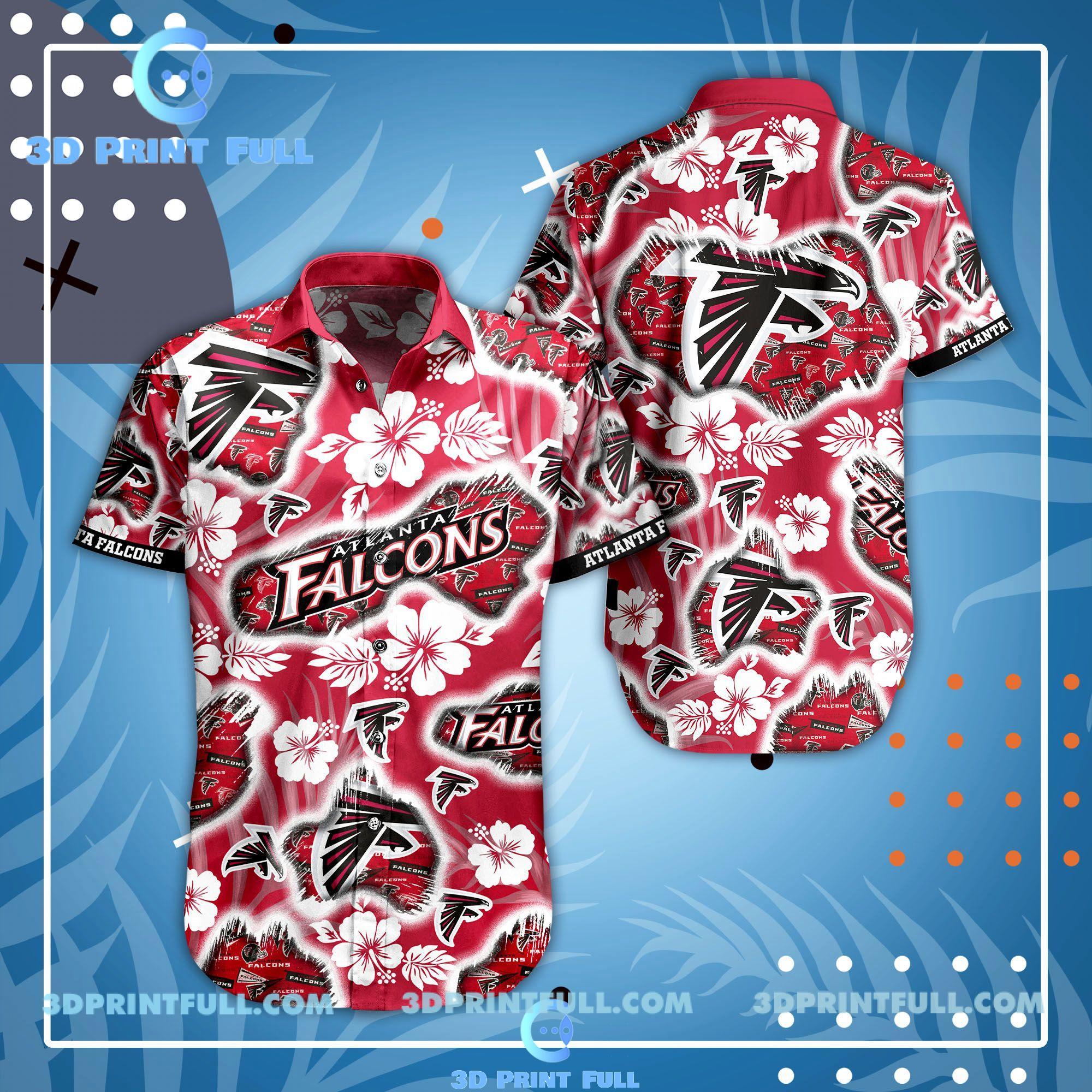 Buy NFL Atlanta Falcons Hawaiian Shirt Short Summer 1