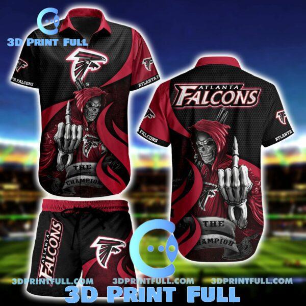 Buy NFL Atlanta Falcons Hawaiian Shirt Short Summer